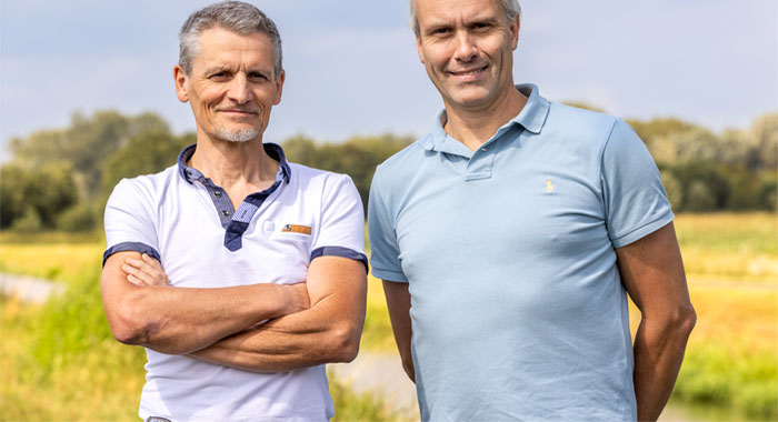 foto: Steven Van Meirvenne, Voorzitter Zorg Stekene en Christophe Creve, bestuurder, © Nicky Prenen