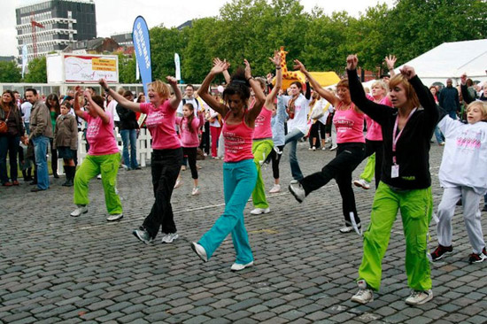 de muzikale dans opwarming